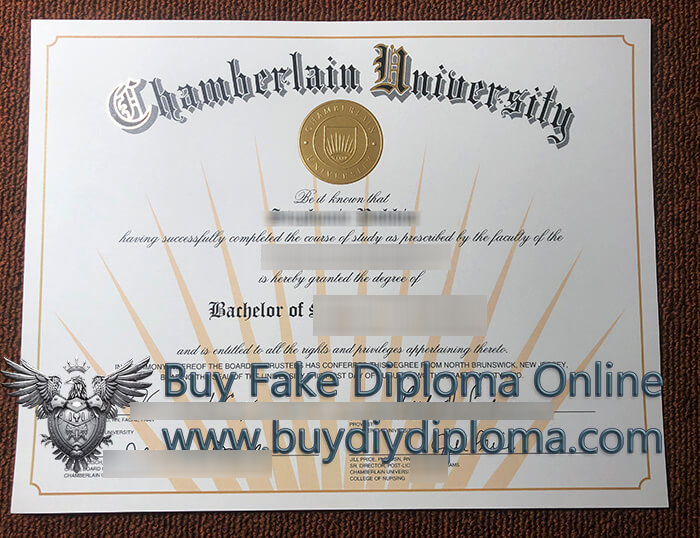 Chamberlain University diploma