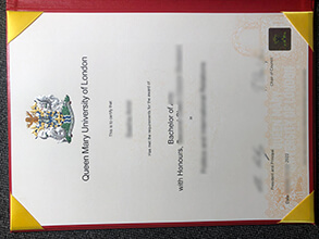 QMUL degree certificate