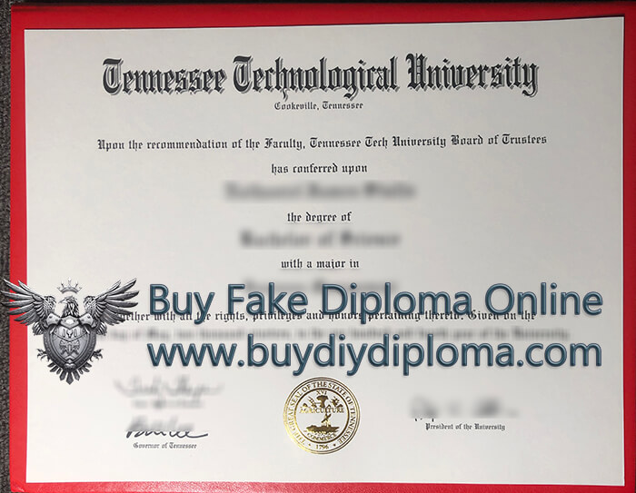 Tennessee Tech diploma