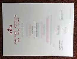 Università Cattolica del Sacro Cuore diploma