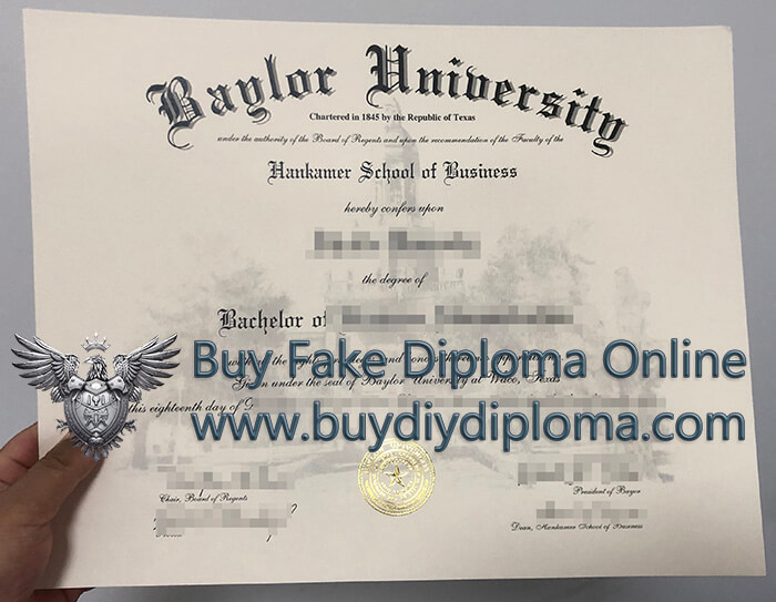 Baylor University Diploma 