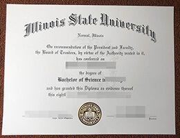Illinois State University (ISU) diploma