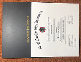 NC State Diploma and Cover