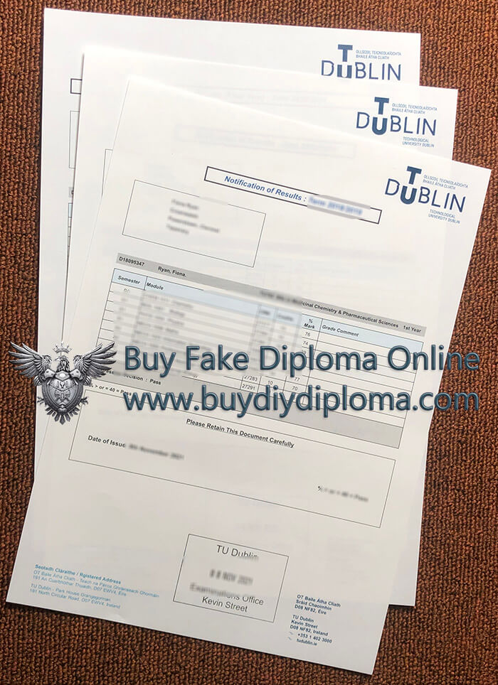 Technological University Dublin Transcript Technological University Dublin Transcript