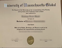 UMass Global diploma