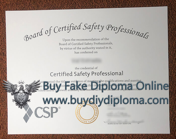 CSP certificate