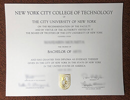City Tech degree certificate