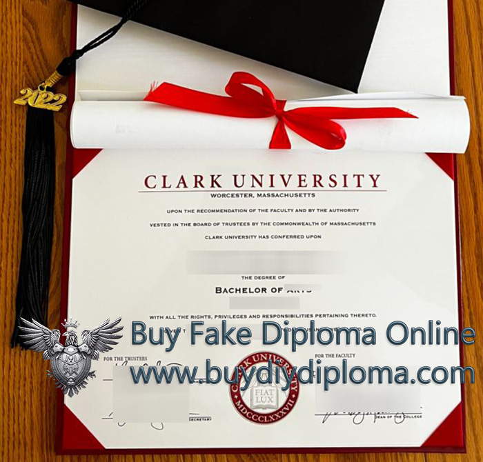 Clark University diploma
