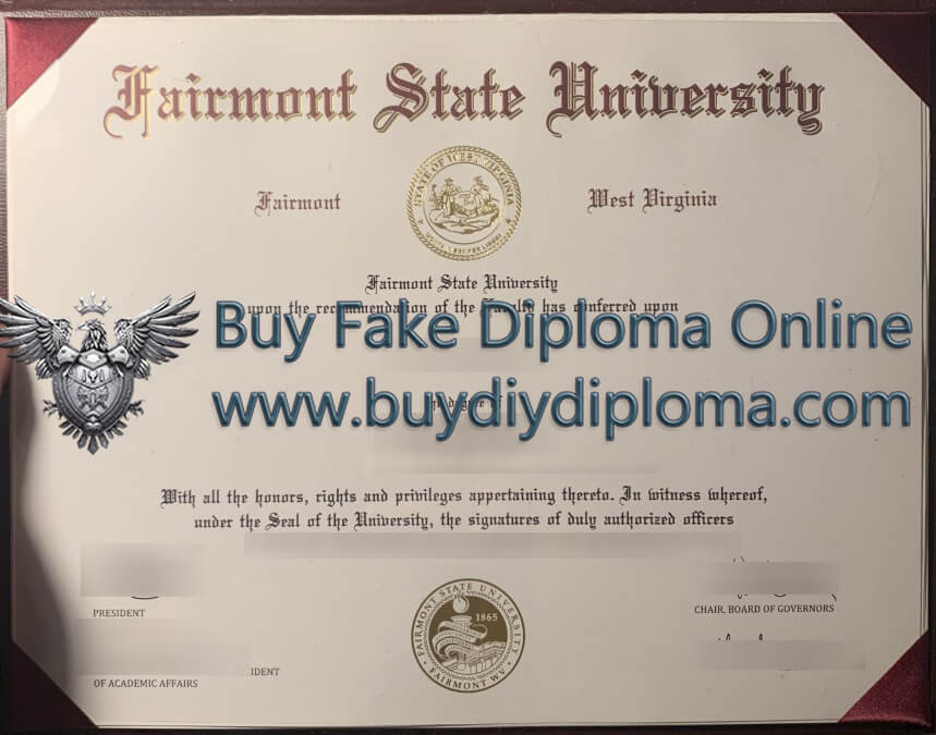 Fairmont State University diploma Fairmont State University diploma