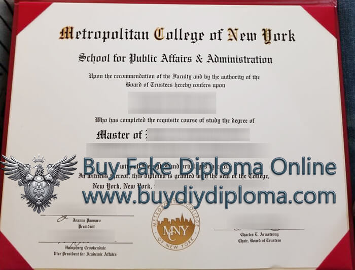 MCNY Diploma