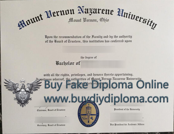 MVNU diploma