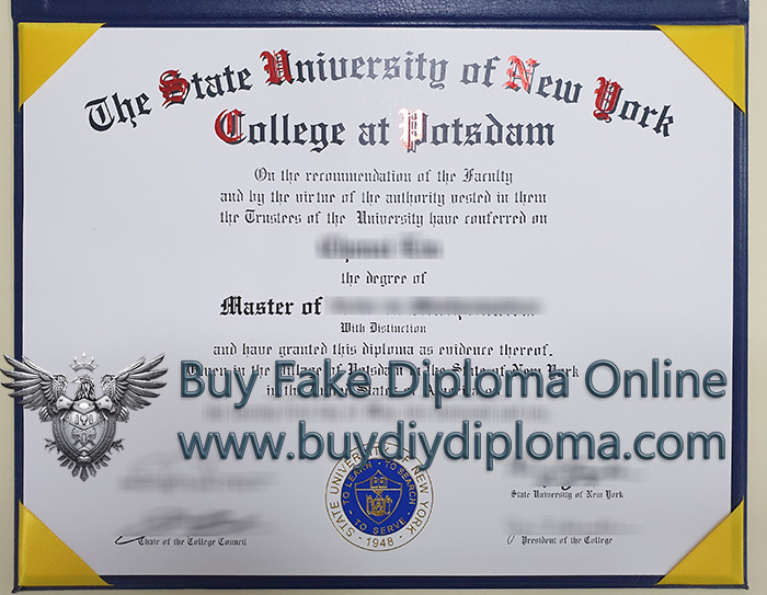 SUNY Potsdam diploma