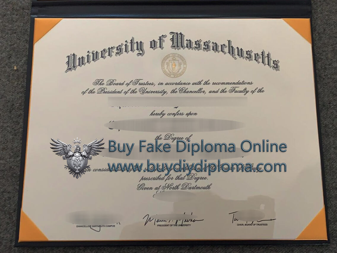 University of Massachusetts Dartmouth Diploma