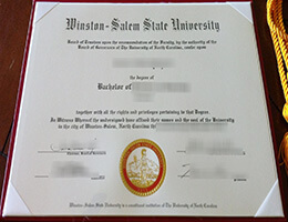 WSSU diploma