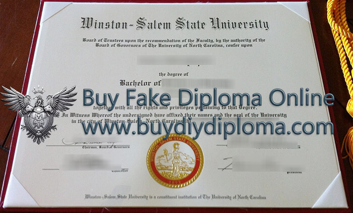WSSU diploma