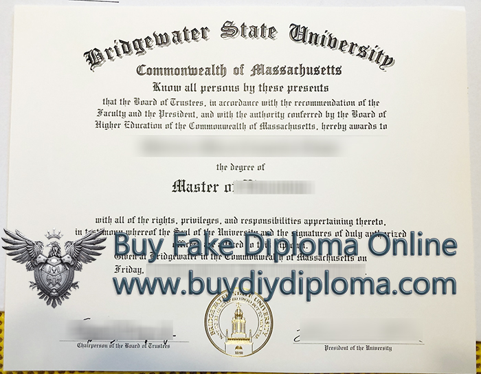 Bridgewater State University diploma 