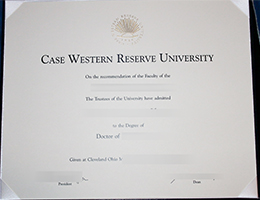 CWRU degree certificate