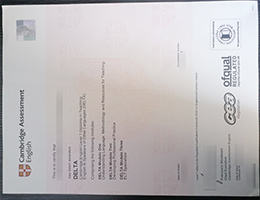 Cambridge DELTA Certificate