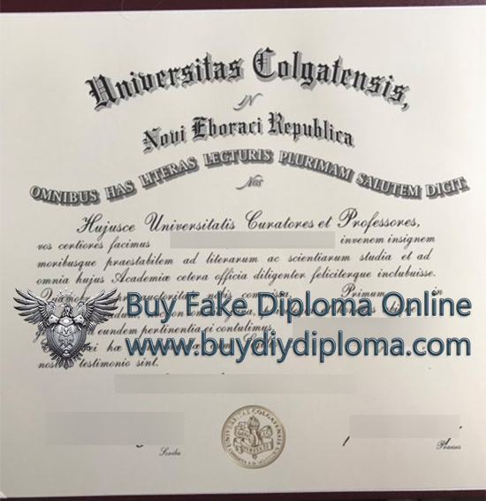Colgate University Diploma