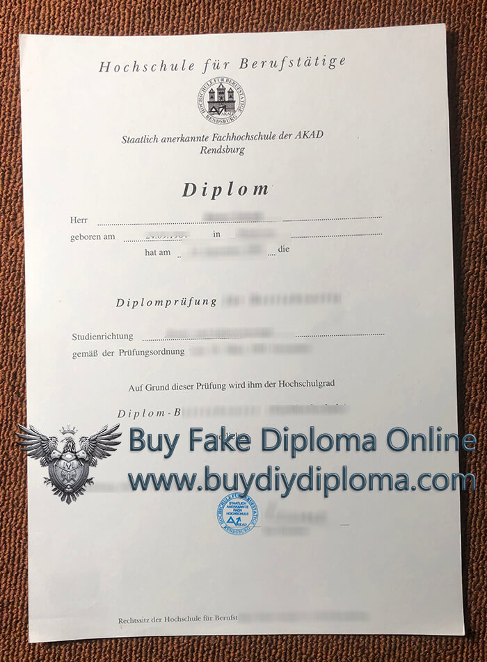 Fachhochschule der AKAD Rendsburg diploma