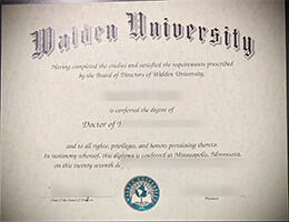 Fake Walden University Degree