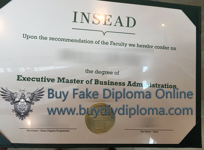 INSEAD diploma