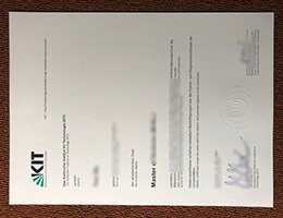 KIT Degree certificate