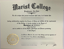 Marist College Diploma