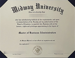 Midway University diploma