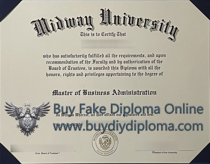 Midway University diploma