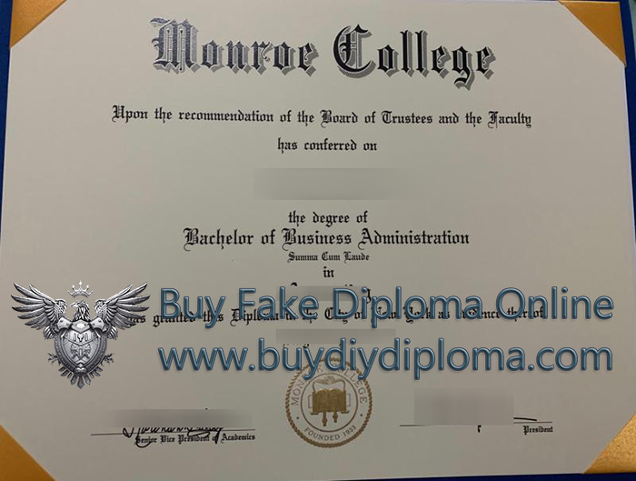 Monroe College degree