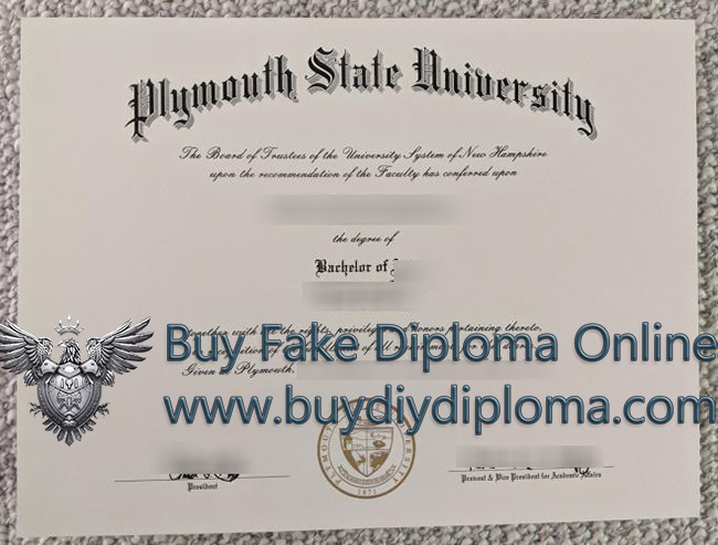 PSU degree, Plymouth State University diploma 