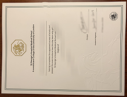 SGUL degree certificate