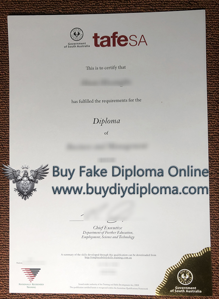TAFE SA diploma in Business and Management