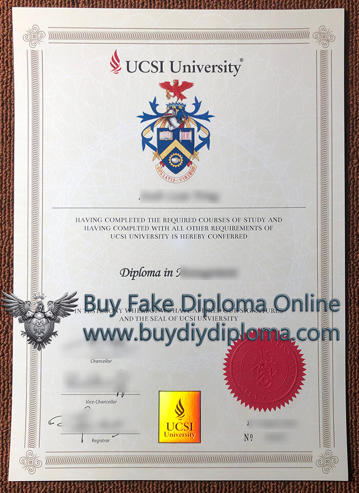 UCSI University Fake Diploma