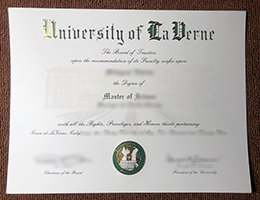 University of La Verne diploma