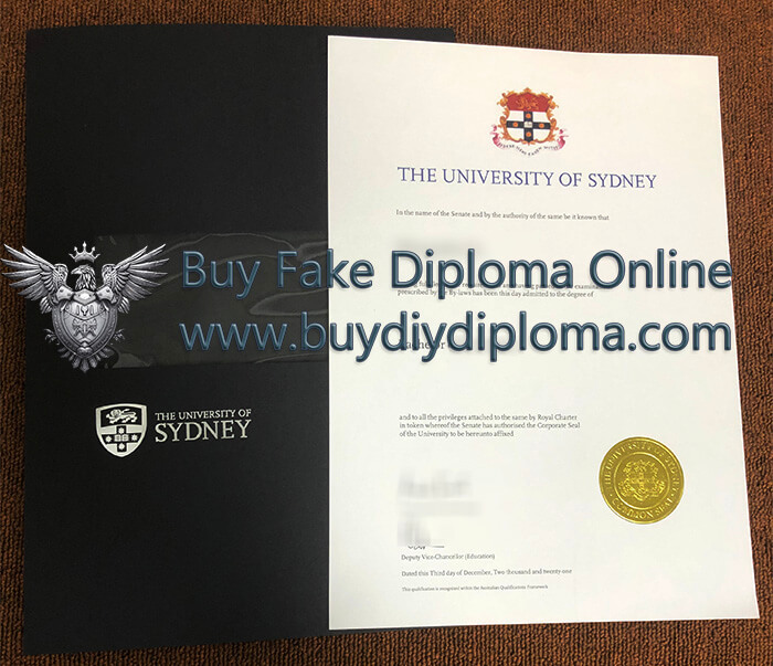 University of Sydney diploma and Cover