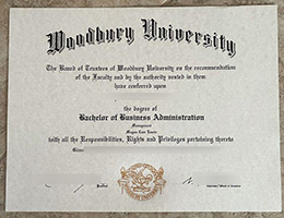 Woodbury University Diploma