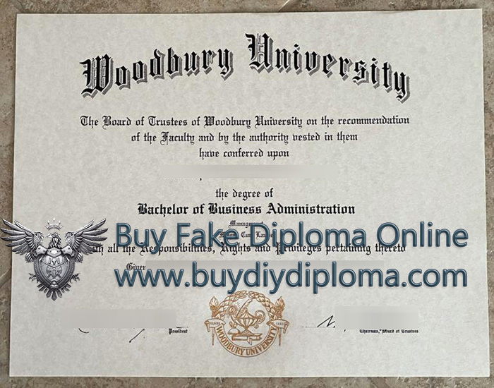 Woodbury University Diploma, Buy fake USA diploma