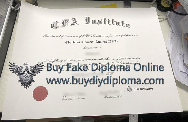 CFA Institute certificate, CFA diploma 