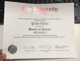 CityU diploma, City University of Seattle diploma, City University of Seattle degree