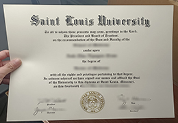 Saint Louis University degree, SLU diploma certificate