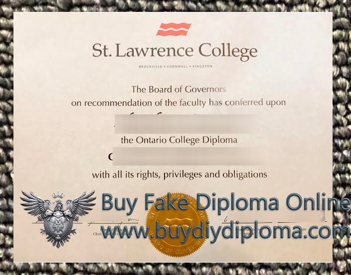 St.Lawrence College diploma