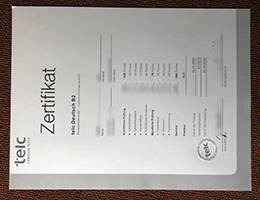 TELC Deutsch B2 Zertifikat