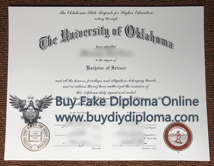 University of Oklahoma fake Diploma