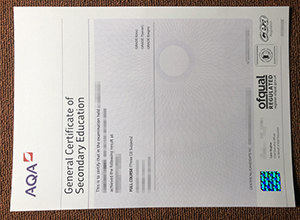 AQA GCSE Certificate