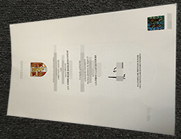 Bangor University diploma certificate