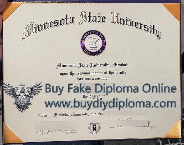 Minnesota State University, Mankato diploma, Order MNSU degree