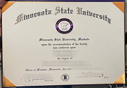 Minnesota State University, Mankato diploma