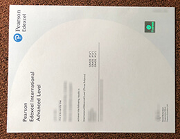 Pearson Edexcel IAL Certificate